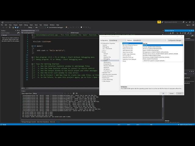 Fix Visual Studio Console Closing when Run Project in C/C++