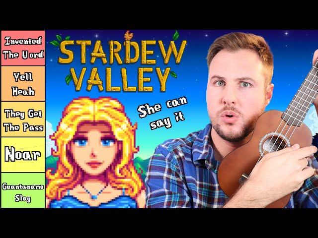 Which Stardew Valley Characters Can Say ️‍The Word️‍ | A Definitive Tier List