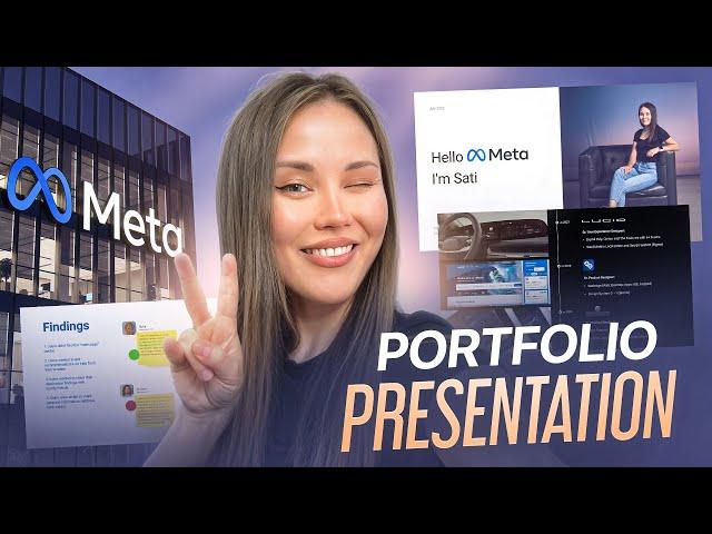 My EXACT UX Portfolio Presentation for Faang| Product DesignTube