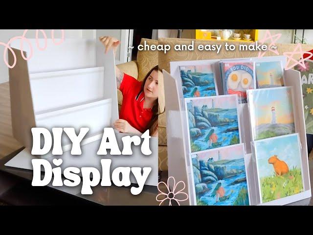 DIY $10 Market Display Stand Tutorial  How I display my art prints and products at art shows