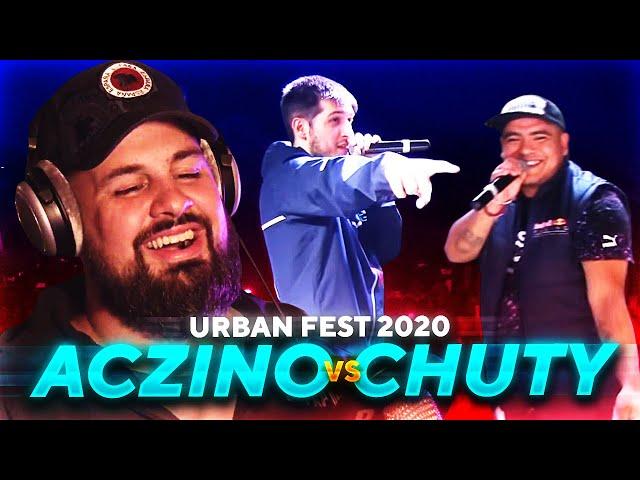 PAPO REACCIONA A CHUTY VS ACZINO - URBAN FEST 2020