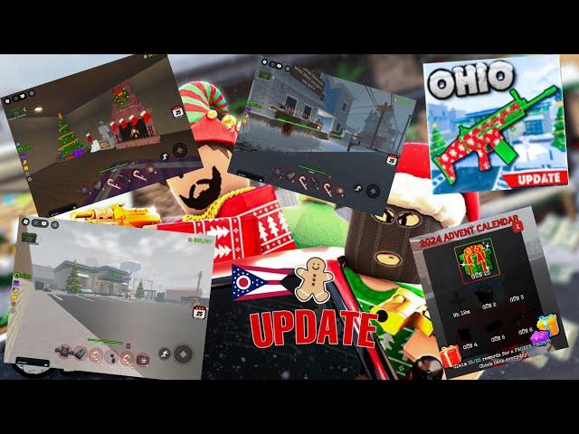 ROBLOX OHİO 2024 | Christmas Update ! | Blue candycane  ,Snowy Map And  Furnitures !