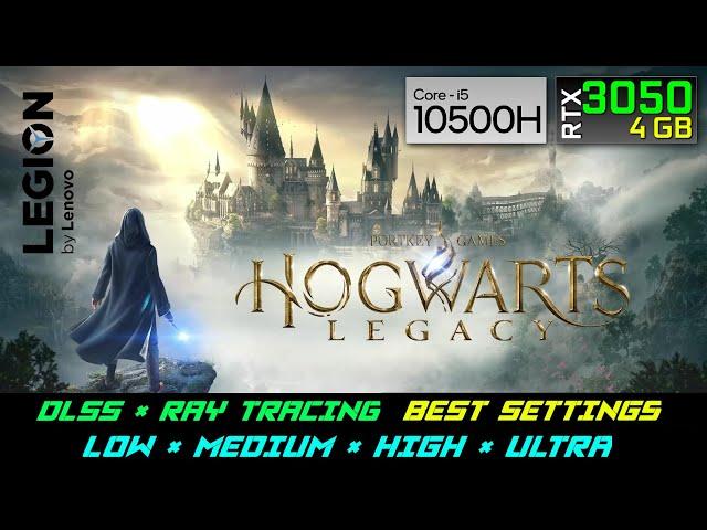 Hogwarts Legacy - RTX 3050 4GB | i5-10500H | Lenovo Legion 5 | Gameplay | Benchmark