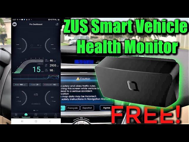 Free Bluetooth OBD2 Vehicle Health Monitor | The Zus Scanner Clear Codes, Monitors Vehicle Health