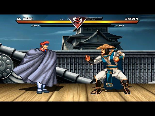 M. BISON vs RAIDEN - Highest Level Insane Fight!