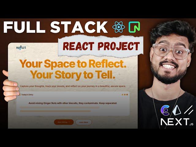 Full Stack React Project ( Journal App ) - Next JS, Shadcn, Tailwind, Clerk, NeonDB Tutorial 