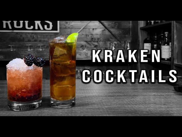 Two Kraken Cocktails | Kraken Spiced Rum | Booze On The Rocks