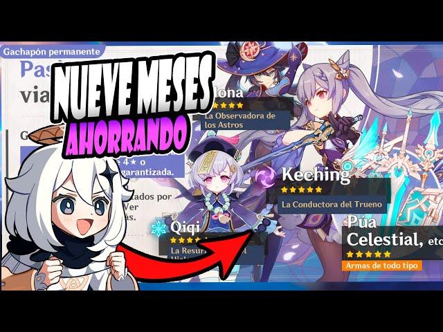 NUEVE MESES AHORRANDO!TIRANDO al BANNER/GACHAPON PERMANENTE y por YOIMIYA - Genshin Impact