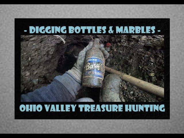 Dump Digging Archaeology - Vintage Marbles - ACL Bottles - Antiques - Bottle Digging - Arrowheads -