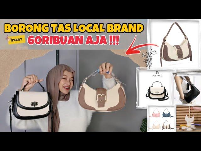 SHOPEE HAUL TAS LOCAL BRAND 60RIBUAN !!! REALPICT SEMUAAA