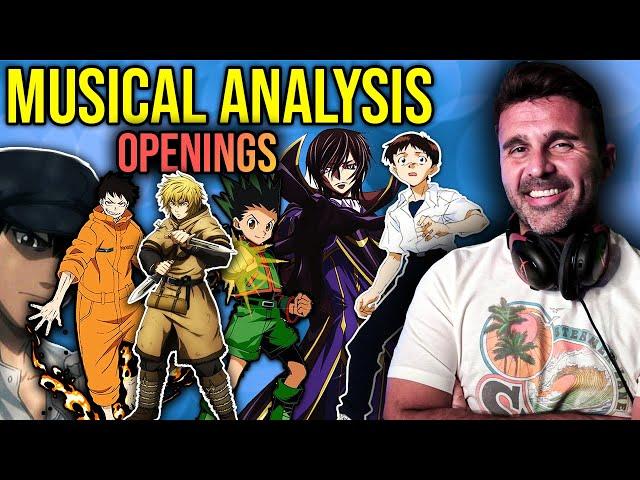 MUSIC DIRECTOR REACTS | Musical Analysis - Multi Anime Openings