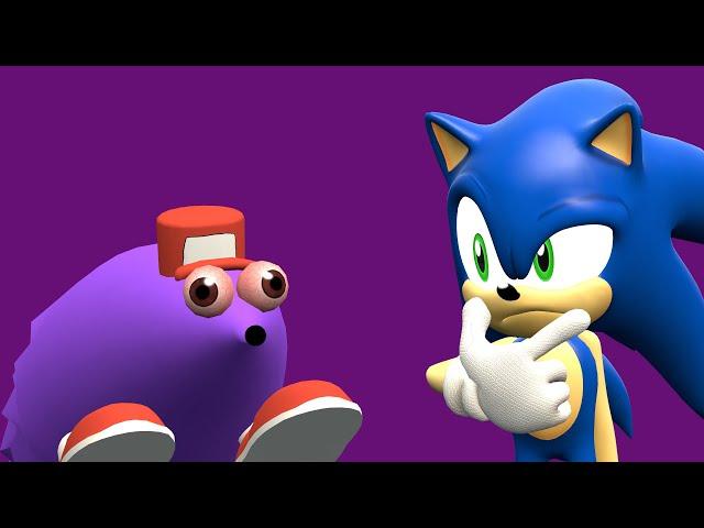 Snick thinks he is faster than Sonic (Garry's mod animation)