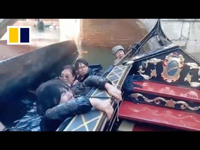 Gondola capsizes after tourists refuse to stop taking selfies