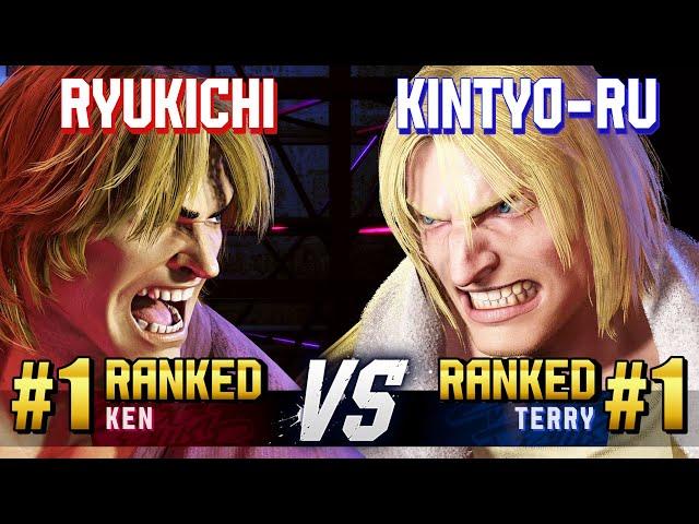 SF6 ▰ RYUKICHI (#1 Ranked Ken) vs KINTYO-RU (#1 Ranked Terry) ▰ High Level Gameplay