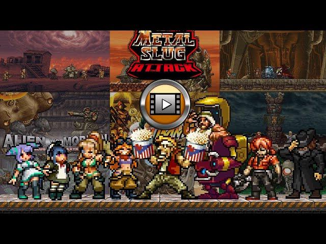 Metal Slug Attack Full Movie - All Event Animated Cutscenes (MSA)