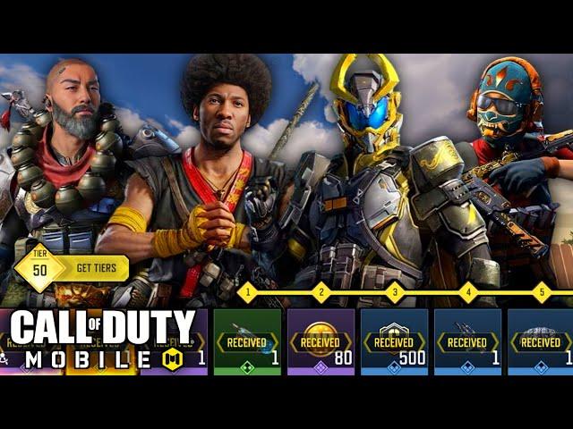 *NEW* Season 8 Battle Pass Rewards Better Look! All Rewards Revealed + Trailer! Cod Mobile!