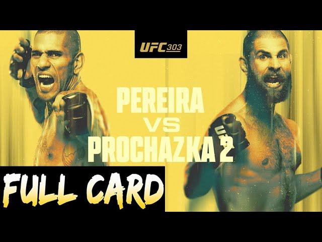 UFC 303 Predictions Pereira vs Prochazka 2 Full Card Betting Breakdown