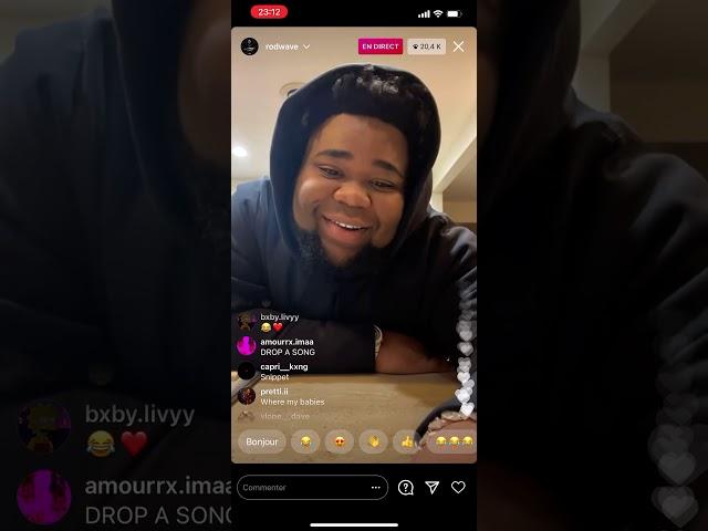 ROD WAVE INSTAGRAM LIVE JANUARY 13TH 2021