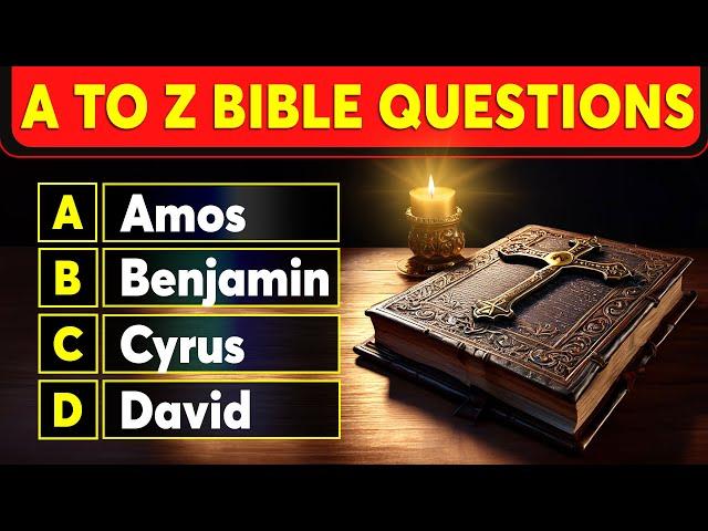 25 BIBLE QUESTIONS TO TEST YOUR BIBLE KNOWLEDGE - Easy Moderate Hard | The Bible Quiz