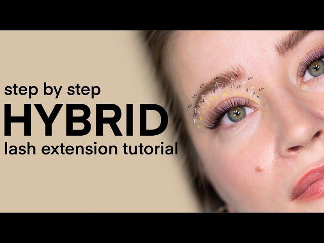 Step by Step Hybrid Lash Extension Application Tutorial