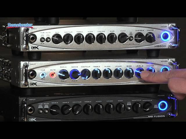 Gallien-Krueger MB Series Bass Amplifier Heads Overview - Sweetwater Sound