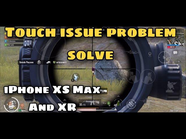 FIX iPhone XS Max - XR TOUCH ISSUE 100% | 4 FINGER MULTI TOUCH ISSUE | PUBGMOBILE/BGMI IN 2022