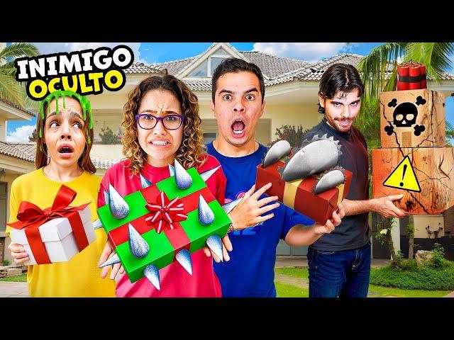 INIMIGO SECRETO DE NATAL NA MANSÃO! - DEU BRIGA!