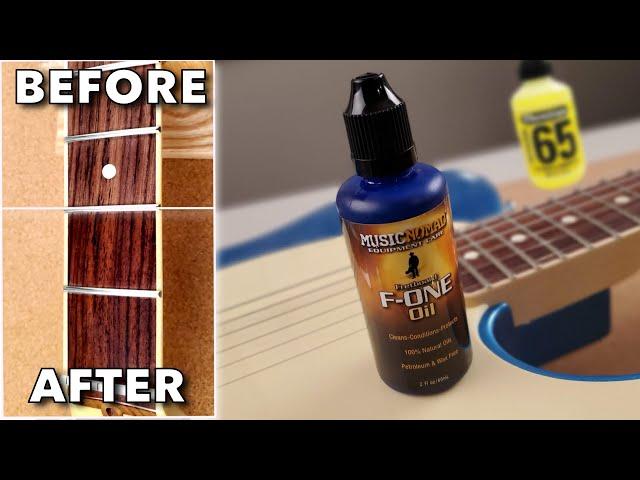 Give Your Rosewood Fretboard A Nice Dark Look