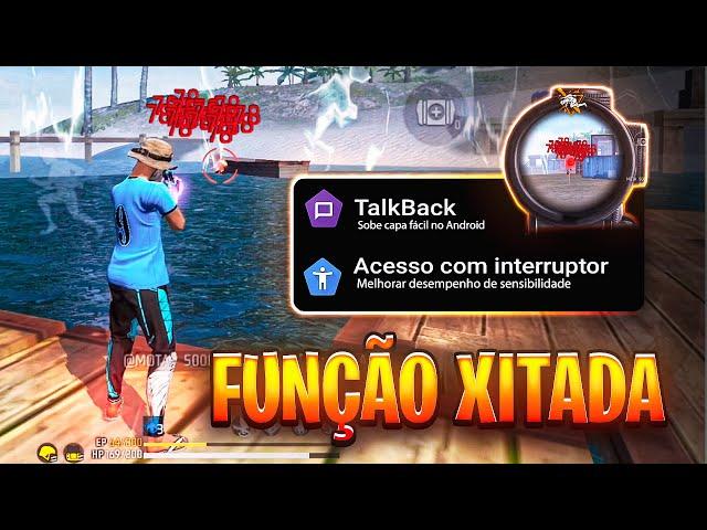 Melhor TALKBACK 2024 e ACESSO COM INTERRUPTOR! Sensibilidade Impossível Errar Capa MIRA NÃO TREME!