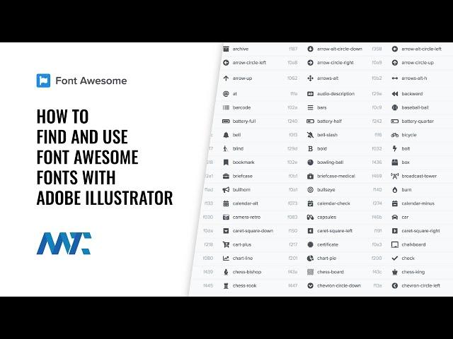 How to Find and Use Font Awesome With Illustrator | Martech Zone