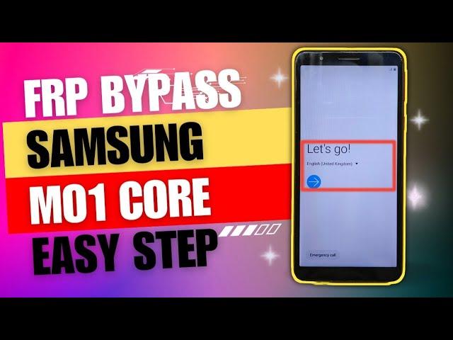 Samsung M01 Core FRP Bypass / (M013F) Google Account Bypass Android 10 New Trick 2024 #up12tech #frp