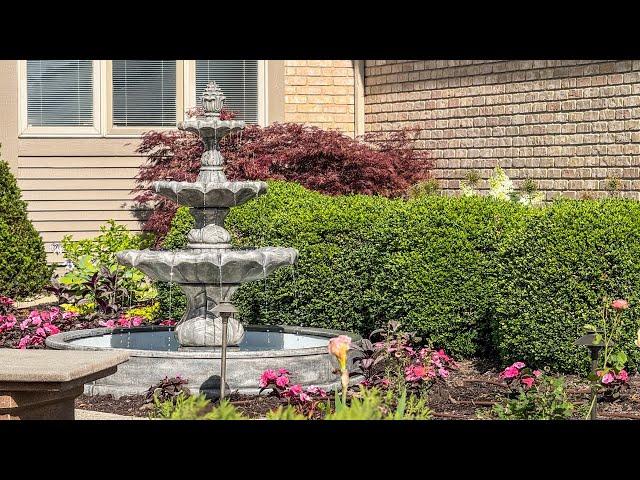 Installing a Henri Classic Finial Fountain (With Auto Refill) | The Southerner's Northern Garden