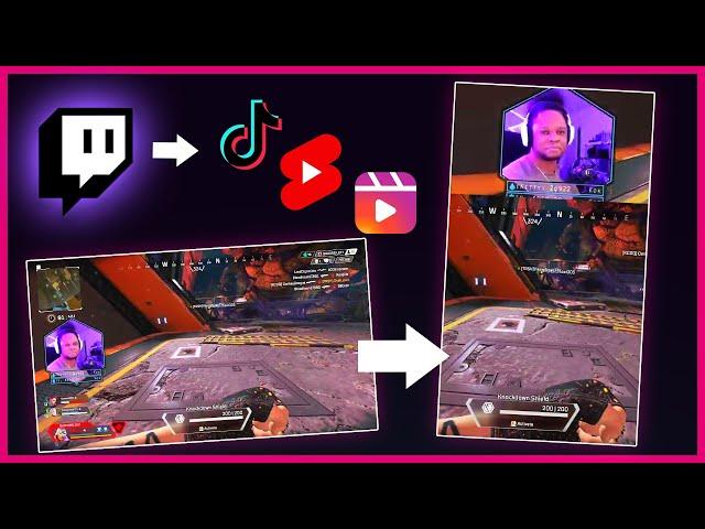 CrossClip - How to Convert Twitch Clips to TikTok, Youtube Shorts, Instagram Reels