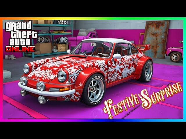 FREE RARE CHRISTMAS CAR, How To Unlock, NEW Xmas Vehicles, MONEY, GTA 5 DLC 2024 (GTA Online Update)