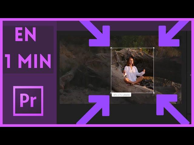 ️ Como RECORTAR las DIMENSIONES de un Video en Premiere Pro  3 Métodos en 1 Minuto 