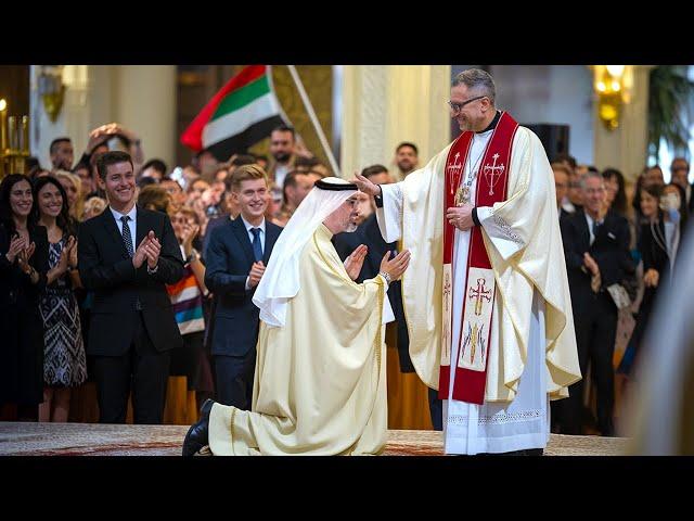 Abu Dhabi Crown Prince Visits Church In UAE. What Happens Next Went Completely Viral