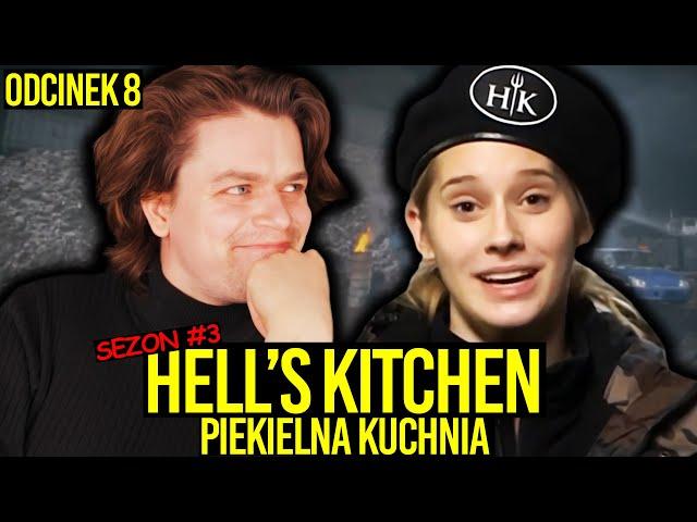 AWIĘC OGLĄDA TRZECI SEZON HELL'S KITCHEN -  ÓSMY ODCINEK PIEKIELNEJ KUCHNI 