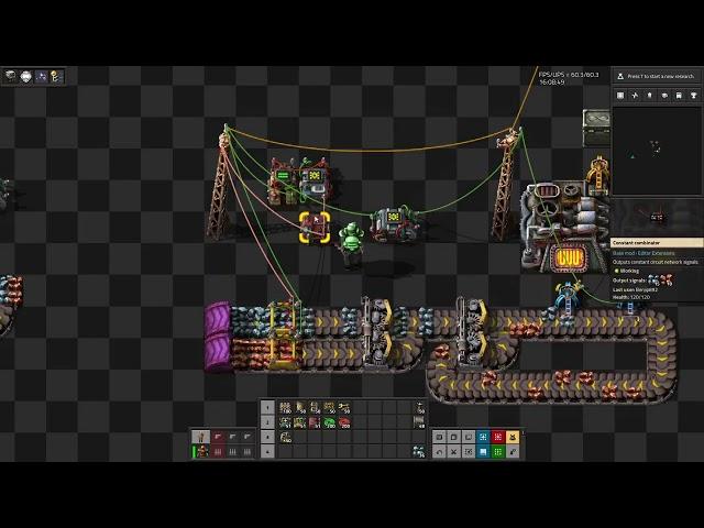 Factorio Tutorial, Sushi Circuits