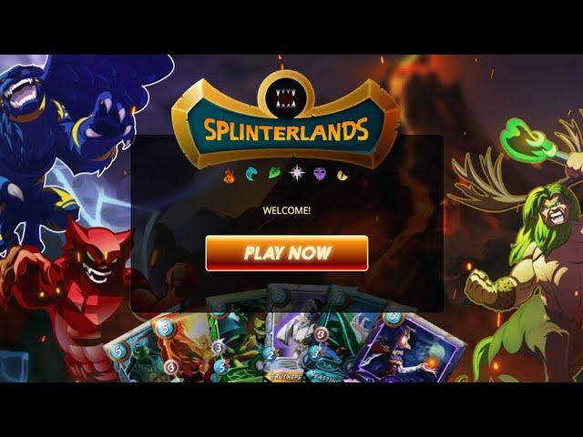 Overview of Splinterlands Blockchain Trading Card Game