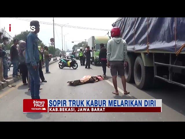 Nahas! Mengadang Truk Kontainer, Bocah di Kab. Bekasi Tewas Tertabrak #iNewsPagi 07/10