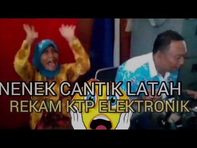 Nenek Cantik Latah bilang Ayam Ayam Saat Rekam KTP Elektronik