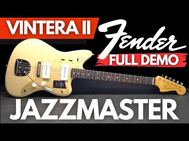 Fender Vintera II JAZZMASTER Full Demo