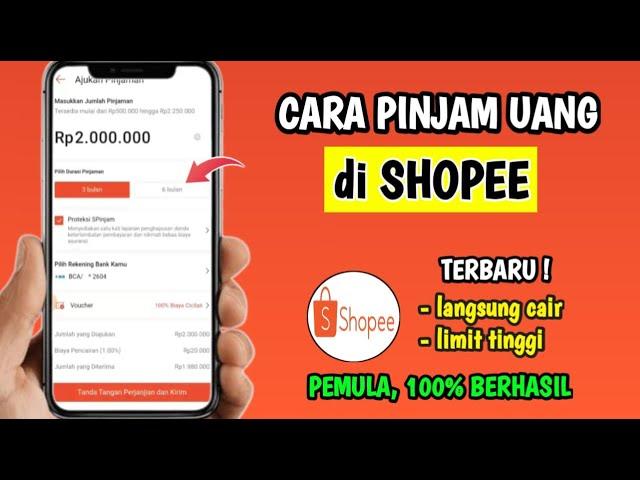 Cara Pinjam Uang di Shopee | Pinjam Uang di Shopee