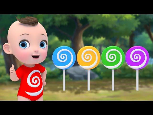 Color Lollipop! | Itsy Bitsy Spider Song Nursery Rhymes | Baby & Kids Songs