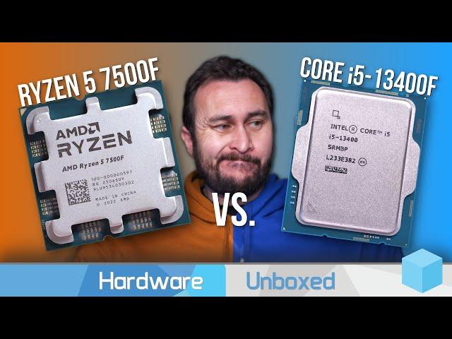 New Budget CPU King? $180 AMD Ryzen 5 7500F vs. Core i5 13400F: Gaming Benchmark