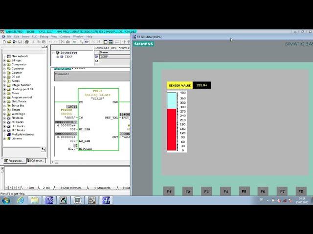 WinCC flexible 2008 Tutorial  - Analog Data Processing (Simatic Manager S7)