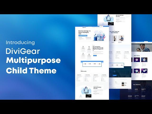 Introducing DiviGear Multipurpose Child Theme: #1 Multipurpose Divi Child Theme