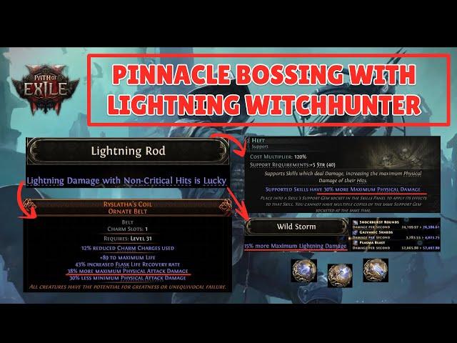 Lightning Crossbow Witchhunter Pinnacle Showcase and Build Guide | Path of Exile 2 Early Access