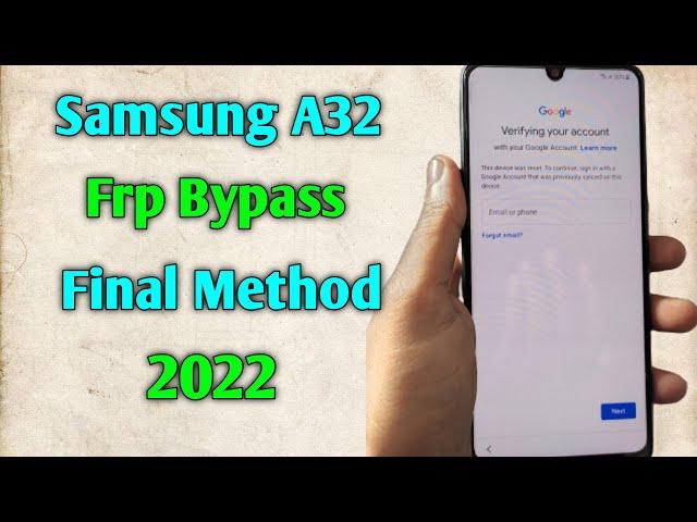 New Solution Samsung A32 Frp Bypass/Google Account Unlock Android 12/11 | Samsung A32 Frp Lock