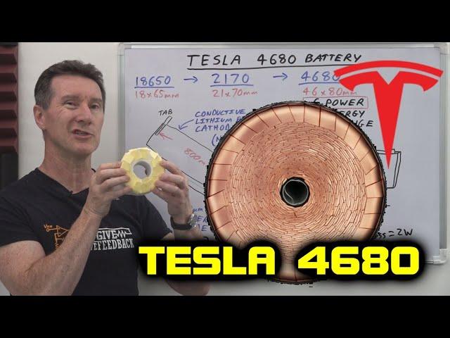 EEVblog 1340 - New Tesla 4680 Battery Cell EXPLAINED